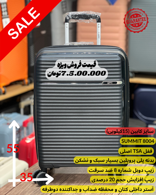 چمدان تک سایز کابین (از برندهای مختلف)