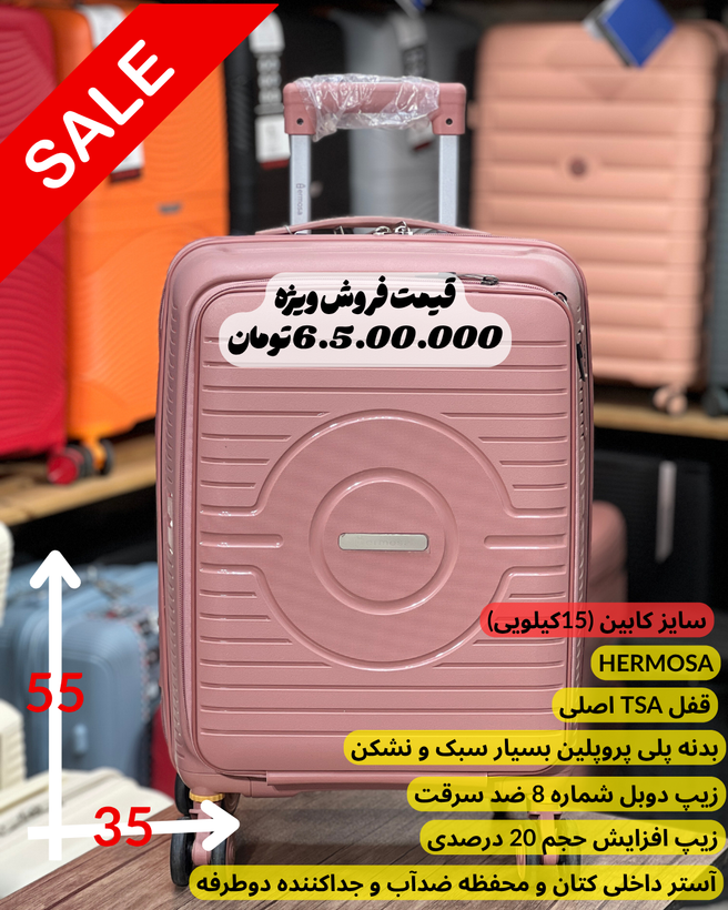 چمدان تک سایز کابین (از برندهای مختلف)