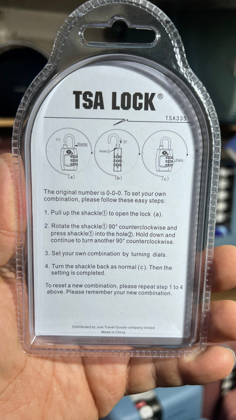 قفل آویز TSA اصلی
